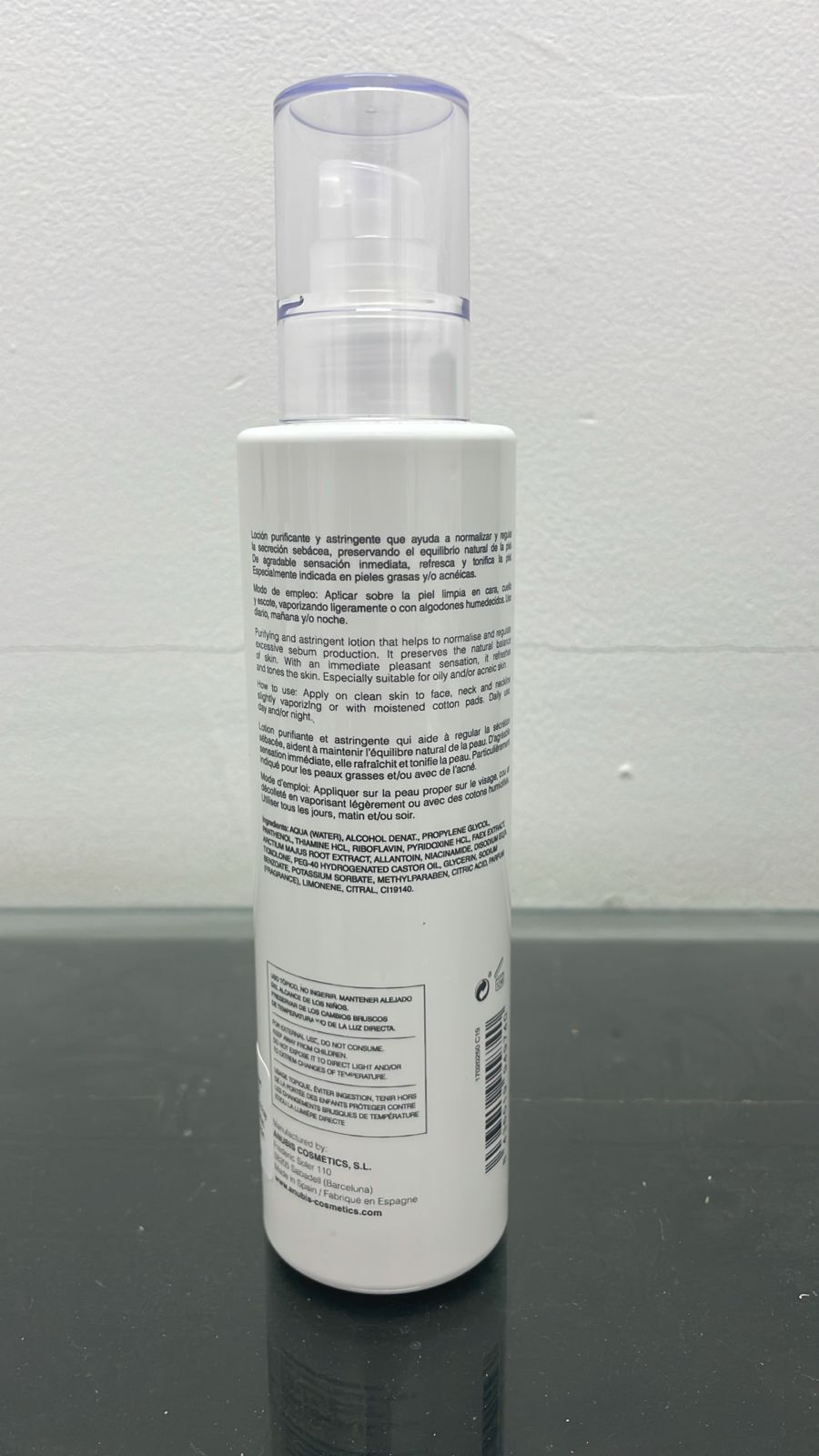 Anubis RO Regul Oil Lotion Purificant vista 2