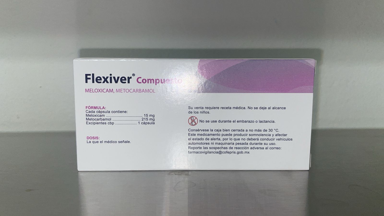 Flexiver Compuesto con Meloxicam y Metocarbamol vista 2