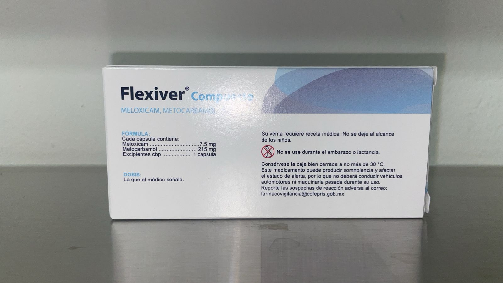 Flexiver Compuesto con Meloxicam y Metocarbamol vista 2