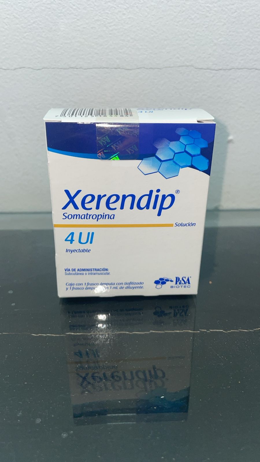 Xerendip Somatropina Solución Inyectable 4 UI